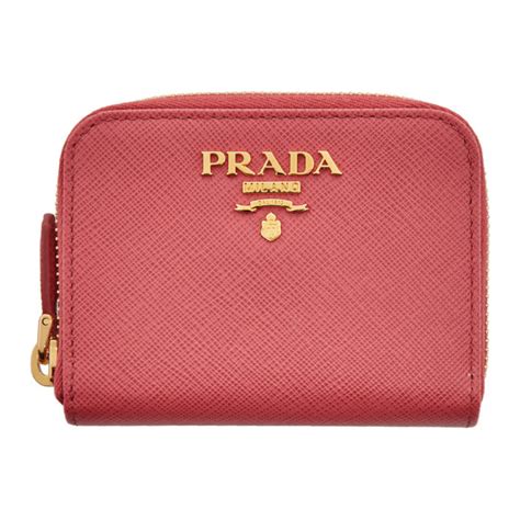 prada lambskin wallet|pink prada wallet.